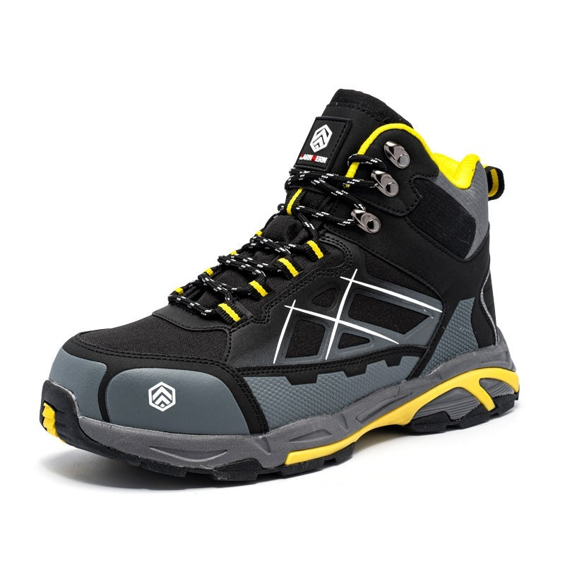 Men's Steel Toe Safety Shoes – Crush-Resistant, Puncture-Proof, Waterproof & Lightweight Work Boots
