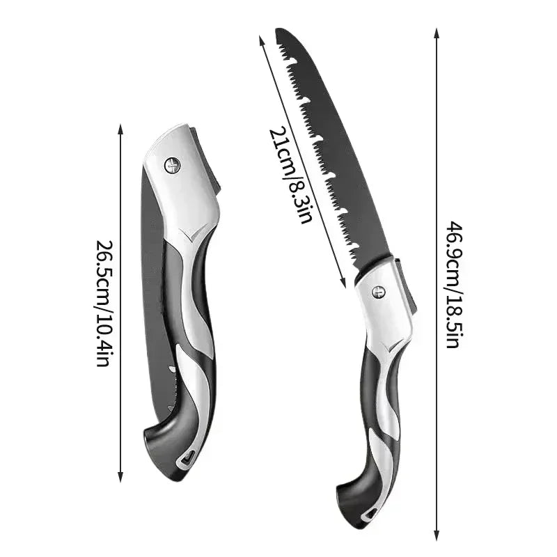 Folding Pruning Saw Portable Garden Hand Saw for Pruning, Wood Cutting & Bonsai