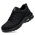 Air Cushion Steel Toe Work Shoes Unisex - Breathable Anti-Puncture Safety Sneakers